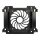 Inter-Tech Einbaurahmen 1x5,25 für 1x2,5 / 1x3,5 /12cm Lüft.