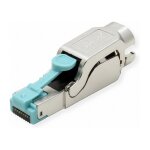 fixLink Connector RJ45, Cat.6A (ISO/IEC) Silber