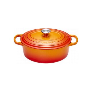 Le Creuset Signature Bräter oval 27 cm ofenrot