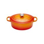 Le Creuset Signature Bräter oval 27 cm ofenrot