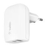 Belkin Power Adapter USB-C und USB-A, Weiß, 37W