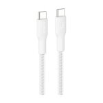 Belkin USB-C/USB-c Kabel 240W 3m geflochten, wei...