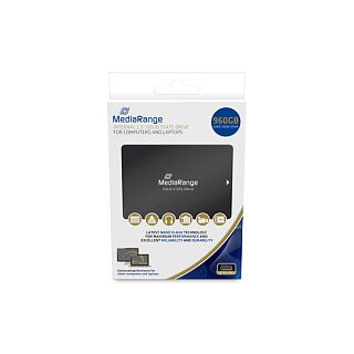 2,5" MediaRange MR1004 960 GB (schwarz, SATA 6 Gb/s, 2,5")