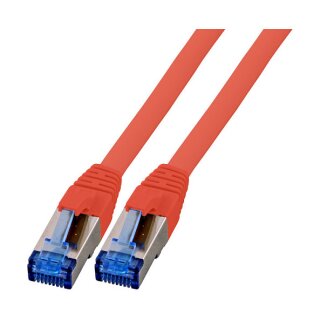 EFB RJ45 Patchk. S/FTP Cat.6A Cat7 TPE superflex 7.50m rot