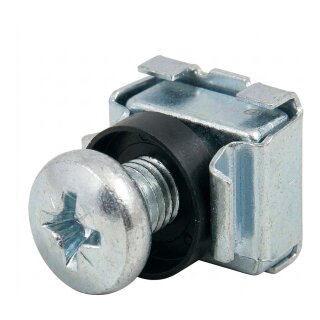SCHROFF 19"-Befestigungssatz (Schraube, Scheibe, Mutter) - BEFESTIGUNGSSATZ M6 100STK