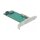 PCI Express x4 Karte zu 1 x M.2 Key B + 1 x NVMe M.2 Key M - Low Profile Formfaktor