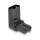 Delock Netzadapter IEC 60320 - C8 auf C7, Stecker / Buchse, 2,5 A, 90° gewinkelt