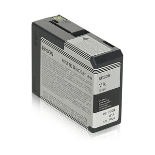 Epson Tintenpatrone matte black T 580 80 ml T 58080N