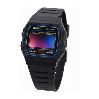 F-91W Collection Unisex Digital Wristwatch black