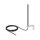 Delock 5G LTE Antenne SMA Stecker 3 - 5 dBi omnidirektional starr mit Anschlusskabel RG-58, 3 m Wandmontage outdoor schwarz