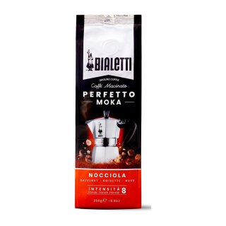 Bialetti Perfetto Moka hazelnut gemahlen 250 g