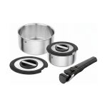 Unlock Kochtopfset 5-tlg, 18/10 Edelstahl