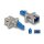 LWL Hybrid Kupplung LC Simplex Stecker zu SC Simplex Buchse blau