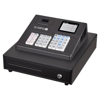 Olympia Kasse K100 +Lade schwarz HINWEIS BEACHTEN