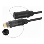 Python AOC Hybrid High-Speed HDMI® 2.0b stahlarmiert...