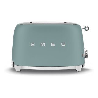 SMEG TSF01EGMEU Toaster 2 Scheiben Smaragdgrün matt