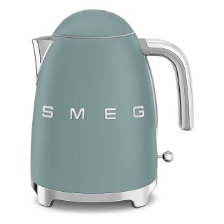 SMEG KLF03EGMEU Wasserkocher Smaragdgrün, sthetik im Stil der 50er Jahre
