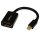 StarTech.com DisplayPort auf Mini DisplayPort Adapter - 1 x DP (20 pin) (Buchse) 1 x Mini DP (20 pin) (Stecker) - Länge 15,2cm - Schwarz - Displ