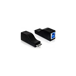 Delock Adapter micro USB 3.0-B Stecker zu USB 3.0-B Buchse