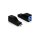 Delock Adapter micro USB 3.0-B Stecker zu USB 3.0-B Buchse