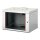 19" Netzwerkschrank Glastür PM 600x450mm 7HE grau