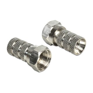 Delock F Stecker für Kabel mit 5,0 - 5,2 mm Durchmesser