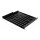 19" Fachboden fest für Serverschränke 60cm 1U schwarz