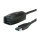 ROLINE USB 3.2 Gen 1 Aktives Repeater Kabel schwarz 5m