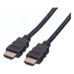ROLINE HDMI High Speed Kabel mit Ethernet, TPE, schwarz,...