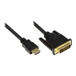 Good Connections Kabel HDMI-St.-DVI-D 24+1 St. schwarz 5m