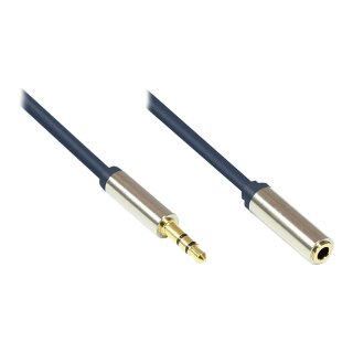 Good Connections Audioverl. 3-pol. 3.5mm-St.-Bu. 1m