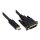 Good Connections Adapterkabel USB-C an DVI 24+1 schw. 2m