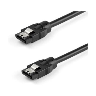 StarTech 0,3 m rundes SATA-Kabel - Verriegelungsstecker - 6 Gbs - SATA-Kabel - Serial ATA 150/300/600 - SATA (R)