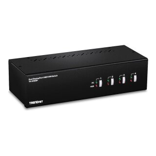 TRENDnet TK-440DP 4-Port Dual Monitor Display Port KVM Switch