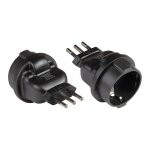 Good Connections Stromadapter Italien Typ L-Typ F(CEE 7/3)