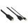 Connections Adapter HDMI 2.0b Stecker an DisplayPort 1.2 Buchse, 4K @60Hz, USB Power, vergoldete Kontakte, Kupferleiter, schwarz, 0,3m