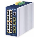 PLANET Industrial 16-Port 10/100/1000T + 4 1G/2,5 SFP POE