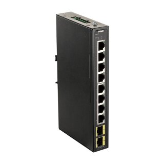 D-Link DIS-100G-10S 8-Port Gigabit Industrie Switch