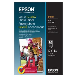 Epson Fotopapier glnzend C13S400038 (10x15cm-50 Blatt)