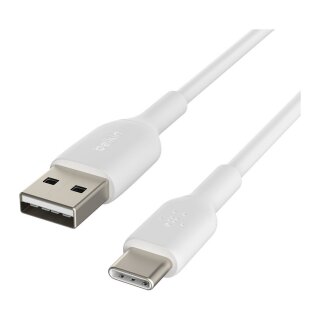 Belkin USB-C/USB-A Kabel PVC, 15cm, weiß