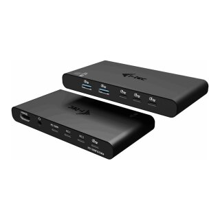D I-TEC KVM Docking Station HDMI for 2 hosts, PD 2x 100W