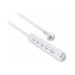 helos Steckdosenleiste ADVANCED, 5-fach, USB-Charger wei,...