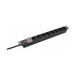 helos 19" Steckdosenleiste PROFESSIONAL, 8-fach,...