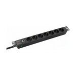 helos 19" Steckdosenleiste PROFESSIONAL, 8-fach,...