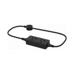 helos Steckdosenleiste CLASSIC, 3-fach, schwarz, 1,5m,...