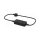 helos Steckdosenleiste CLASSIC, 3-fach, schwarz, 1,5m, ohne Schalter