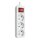 helos Steckdosenleiste CLASSIC, 3-fach, wei, 3,0m, mit Schalter
