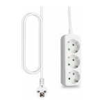 helos Steckdosenleiste CLASSIC, 3-fach, wei, 1,5m, ohne...