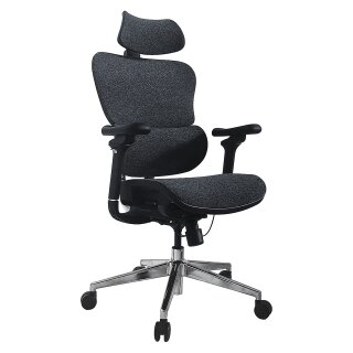 Equip Ergonomischer Bürostuhl+Kopf/Armstützen blau/schwarz lite Retail