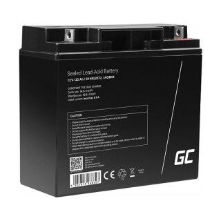 Green Cell Ersatzbatterie AGM54 12V/22Ah